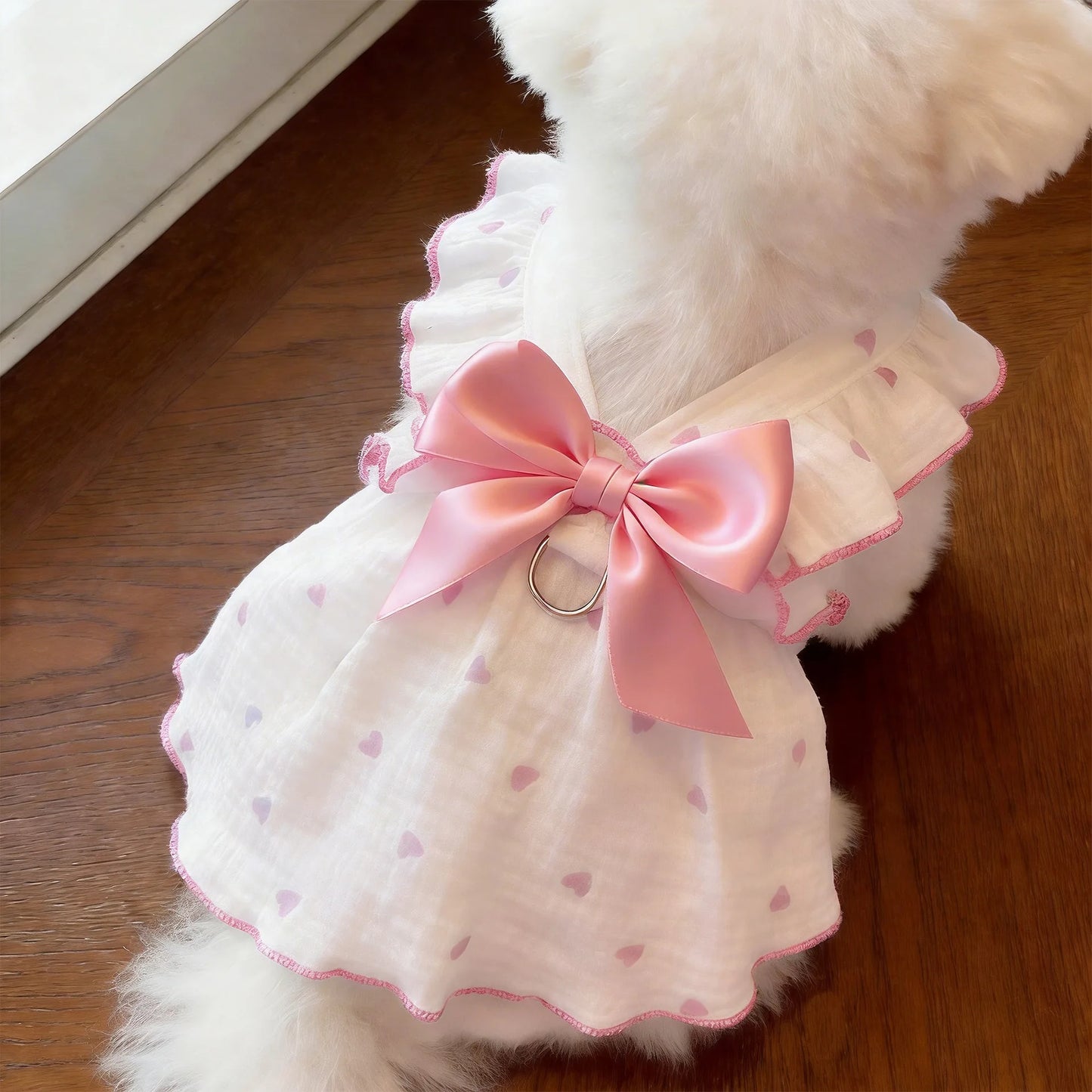 Polka-heart dress