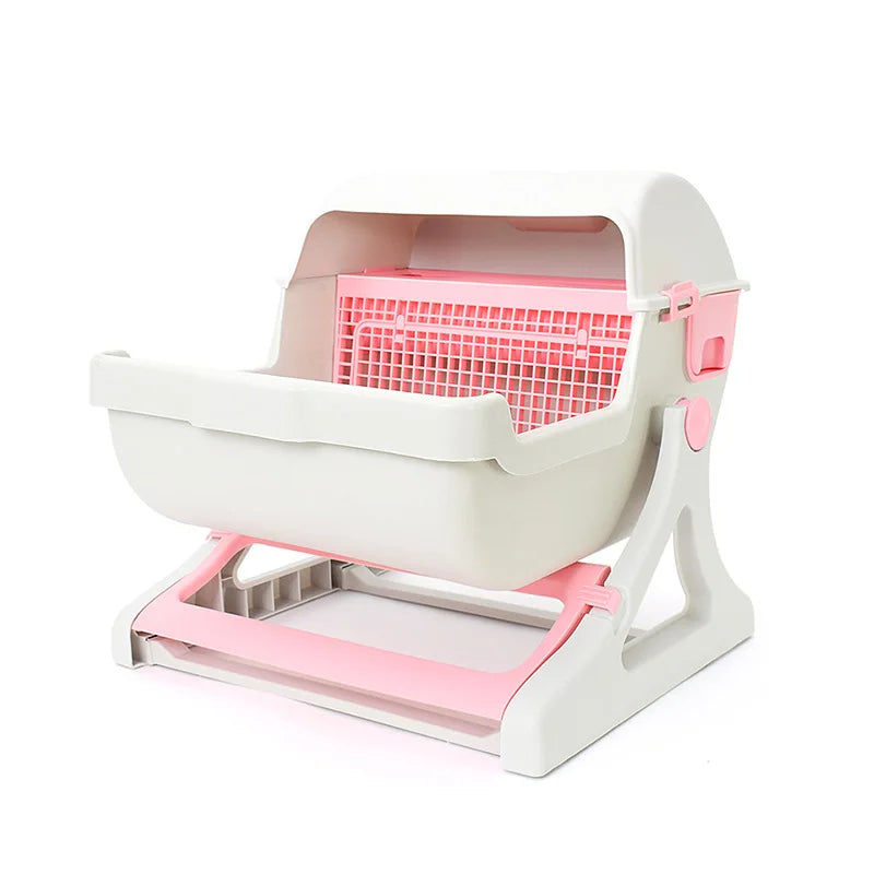 XXL Semi-Automatic Self-Cleaning Cat Litter Box – Spacious & Easy-Clean