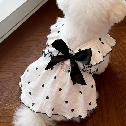 Polka-heart dress