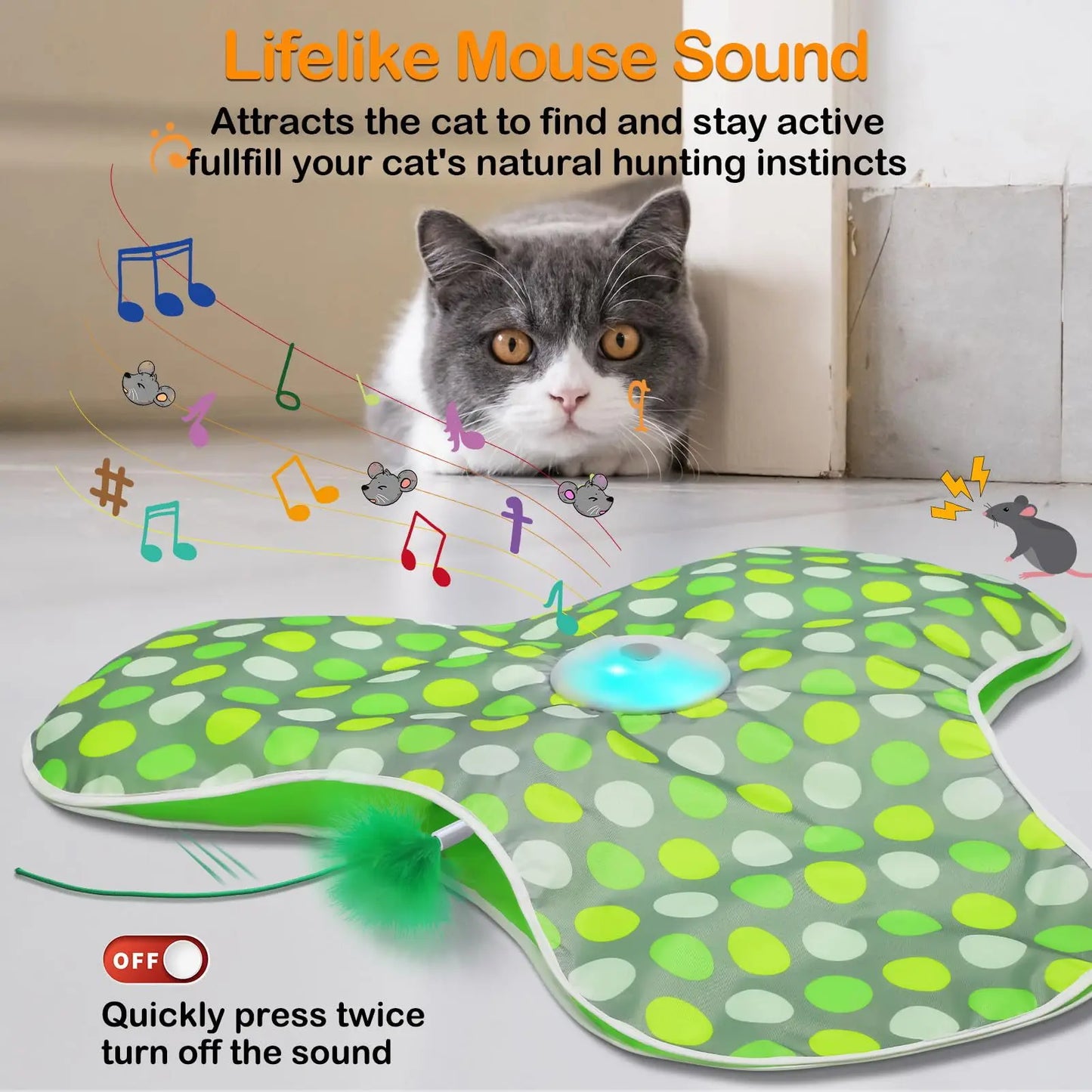 Interactive Hide & Seek Cat Toy