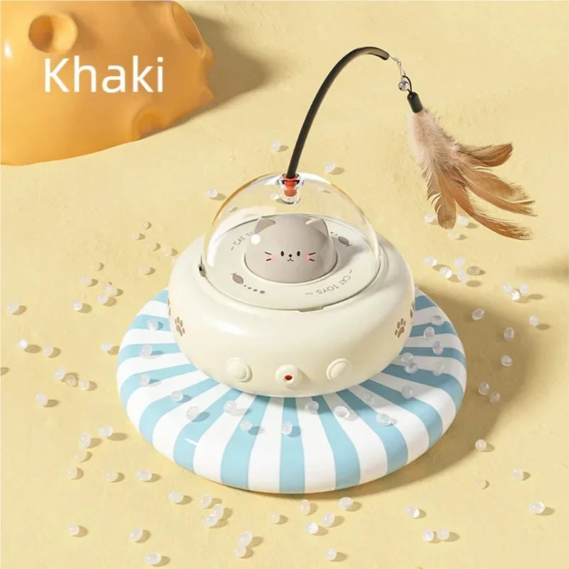 Automatic UFO Cat Teaser Toy