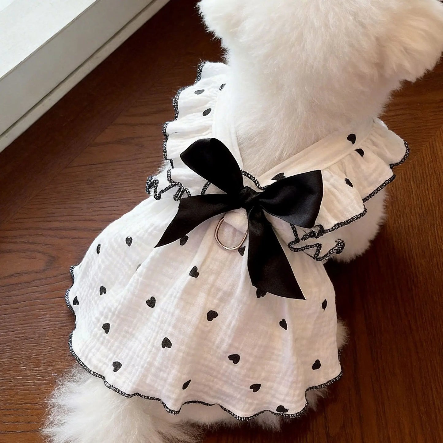 Polka-heart dress