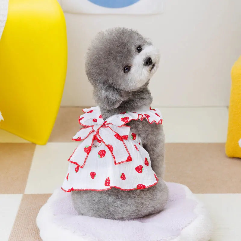 Strawberry Print Dress
