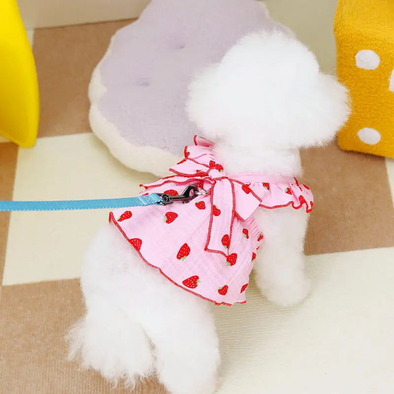 Strawberry Print Dress