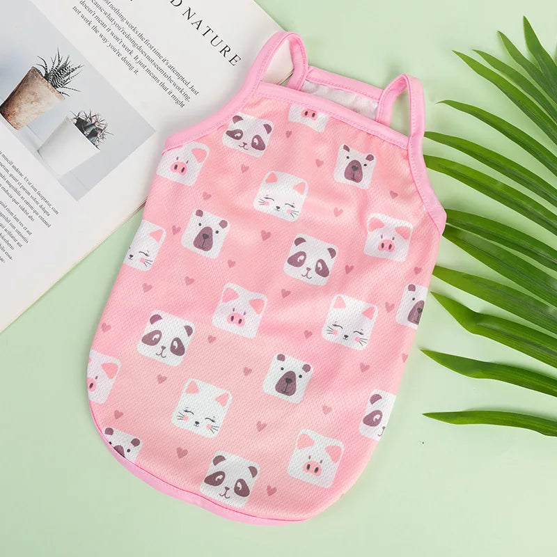 Fruit Print Breathable Vest Clothes