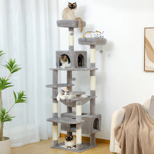 Large Multi-Level Cat Tree — 136/164/184 cm