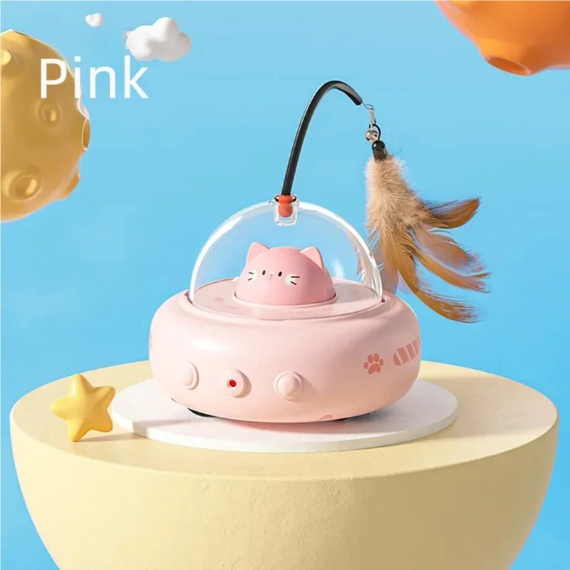 Automatic UFO Cat Teaser Toy