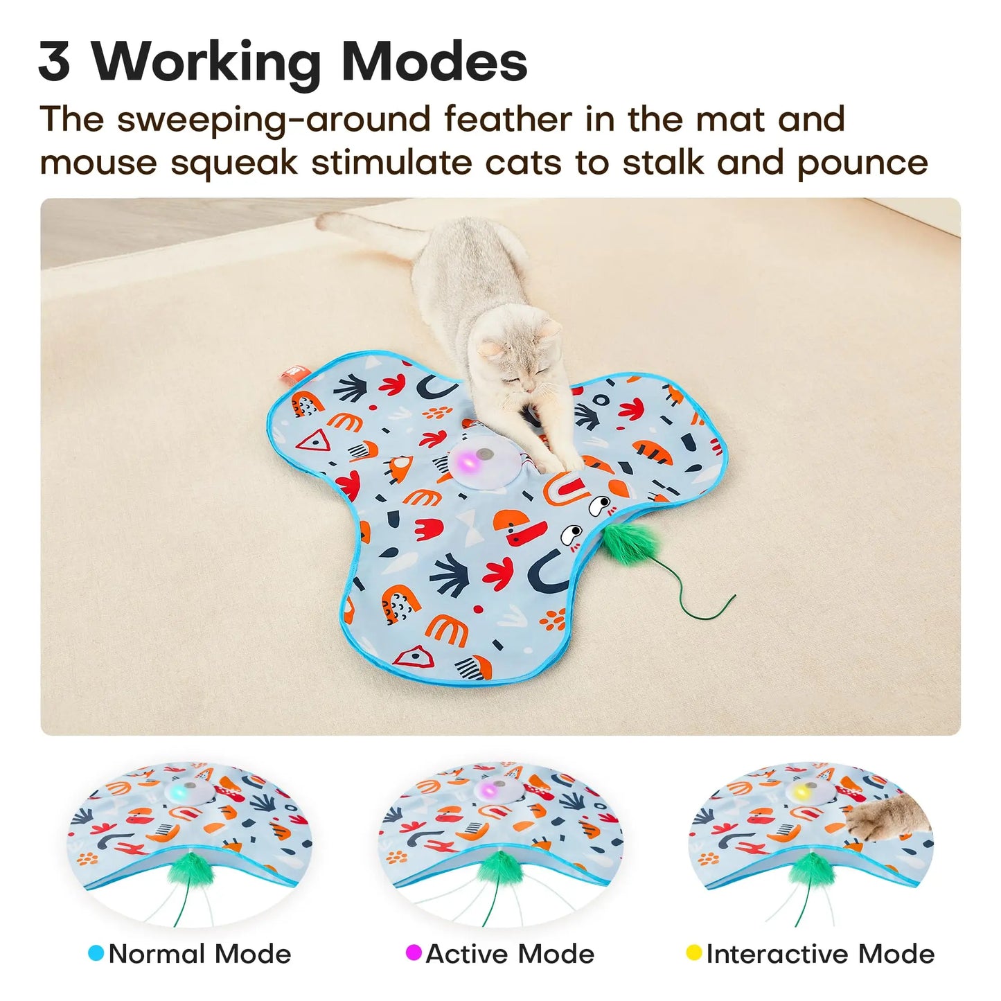 Interactive Hide & Seek Cat Toy