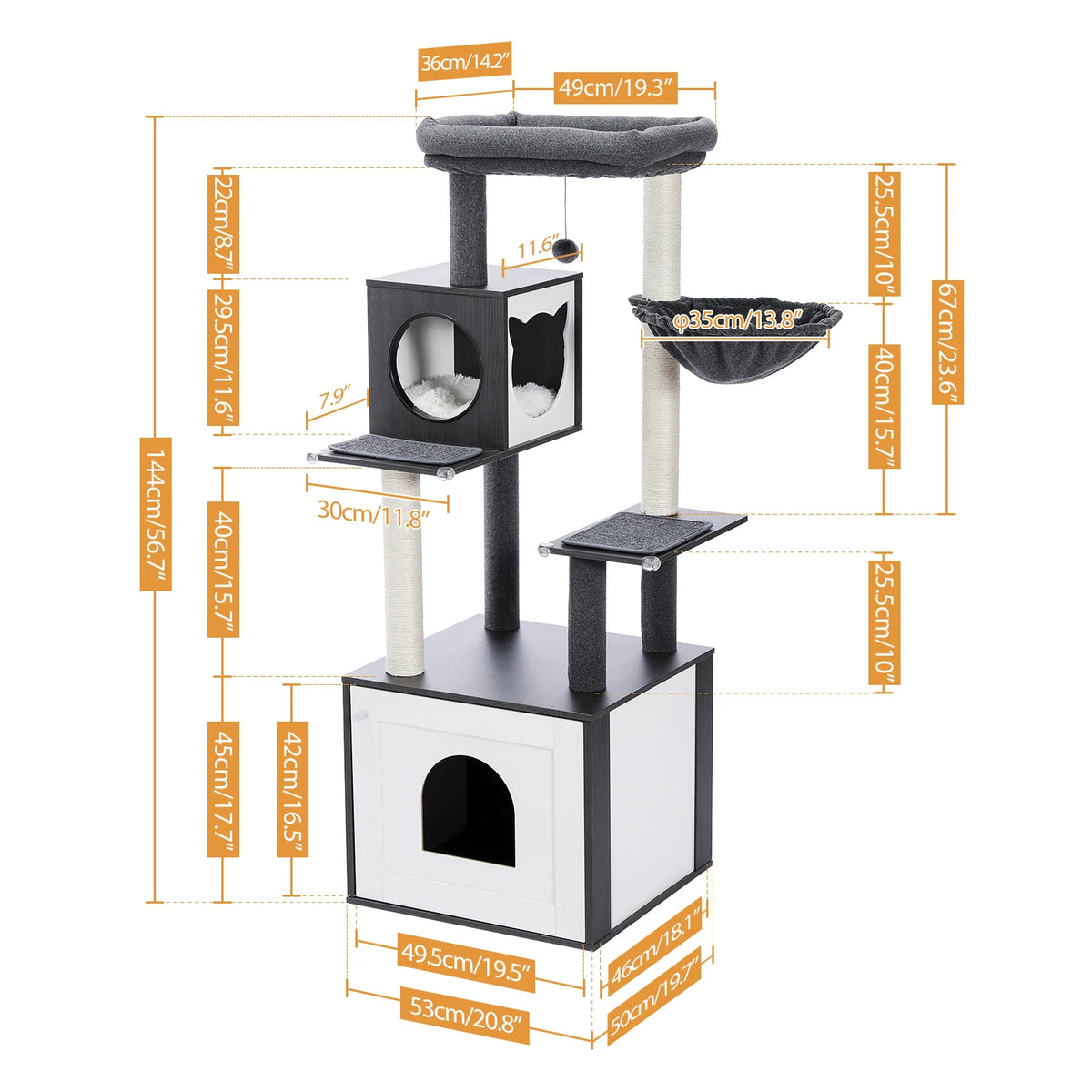 Multi-Level Cat Tree Collection