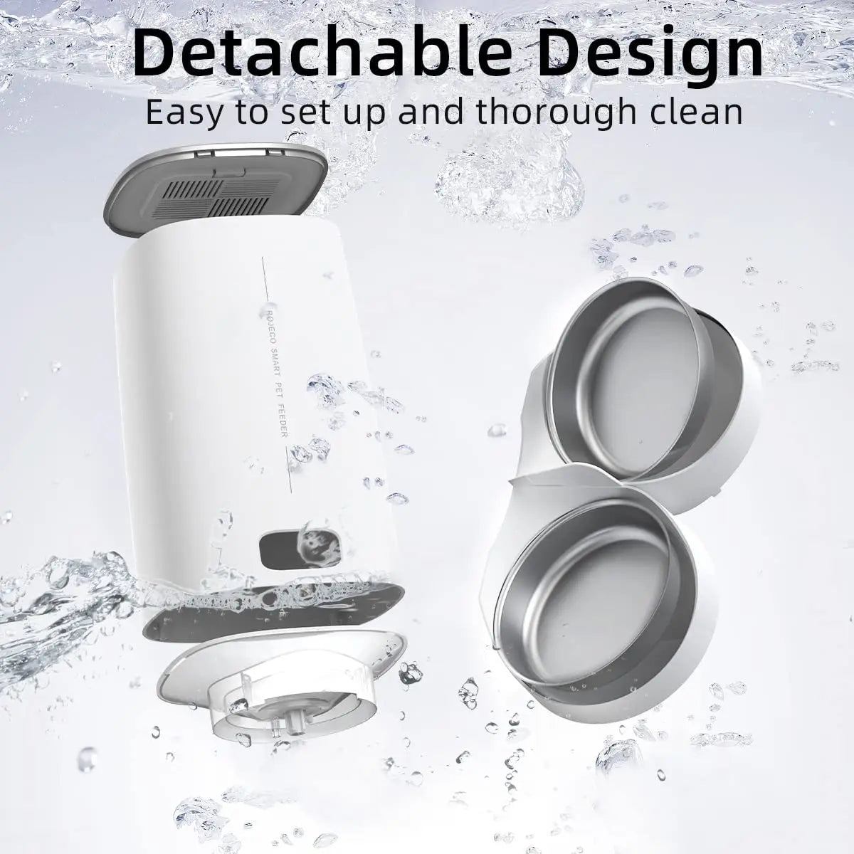 ROJECO Smart Automatic Pet Feeder