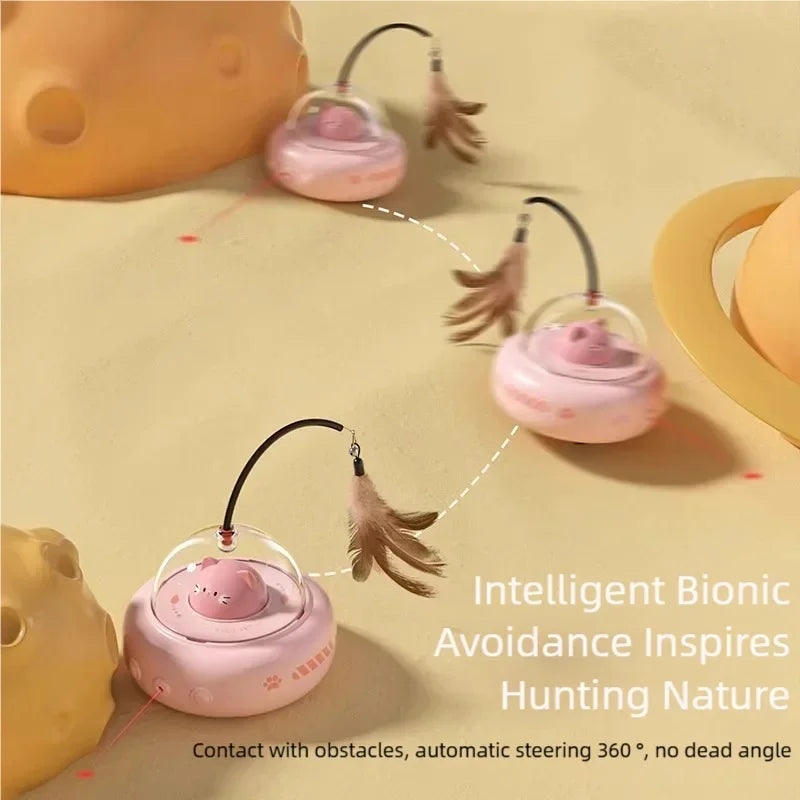 Automatic UFO Cat Teaser Toy