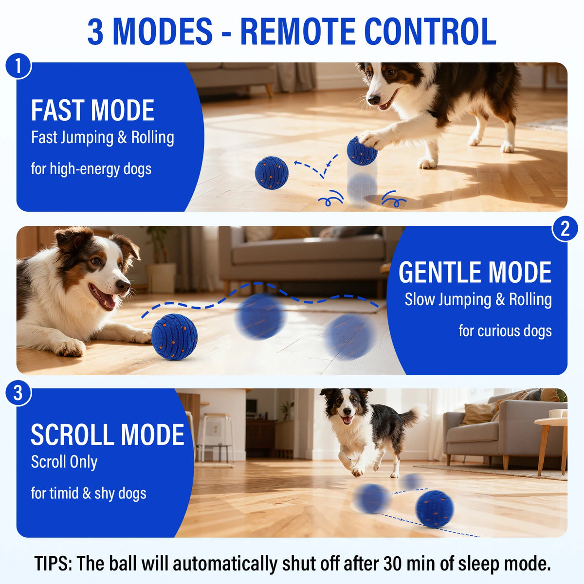 Smart Interactive Moving Dog Ball