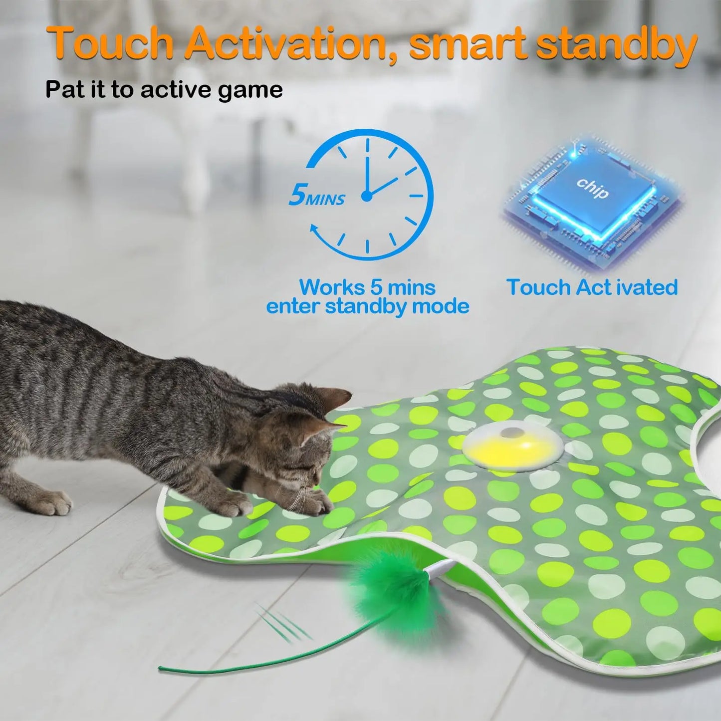 Interactive Hide & Seek Cat Toy
