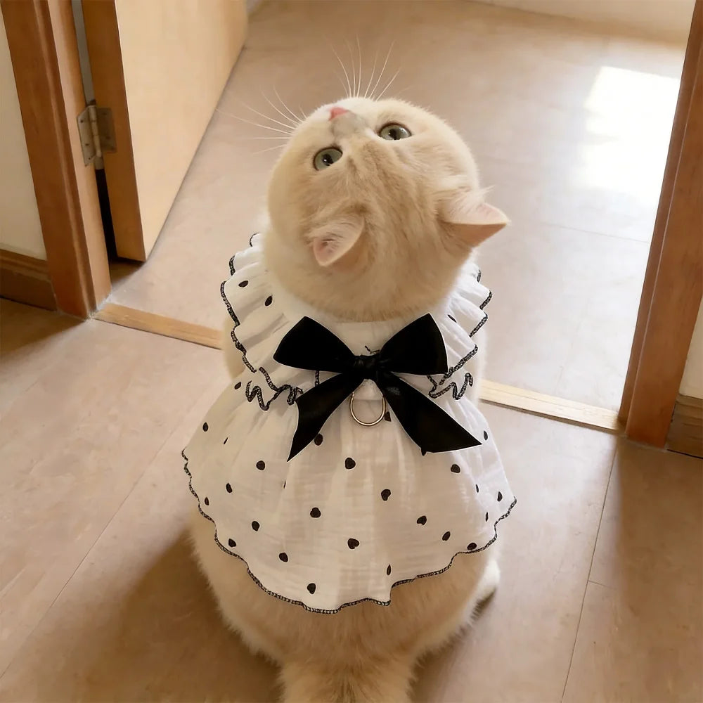Polka-heart dress