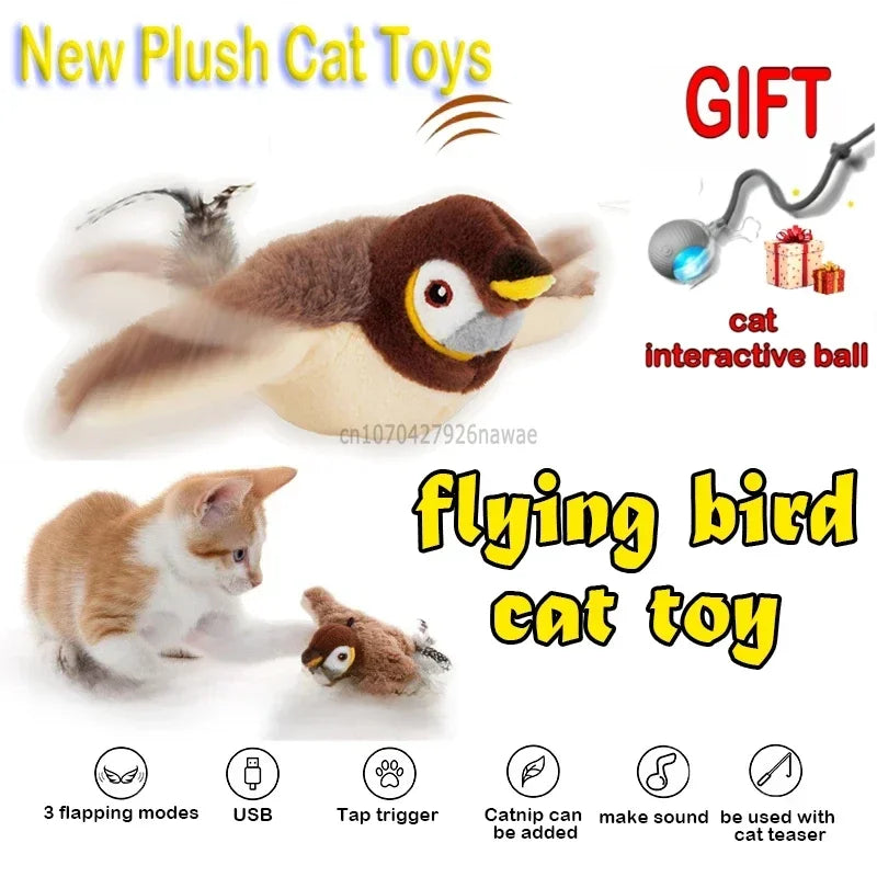 Rechargeable Chirping Bird Toy