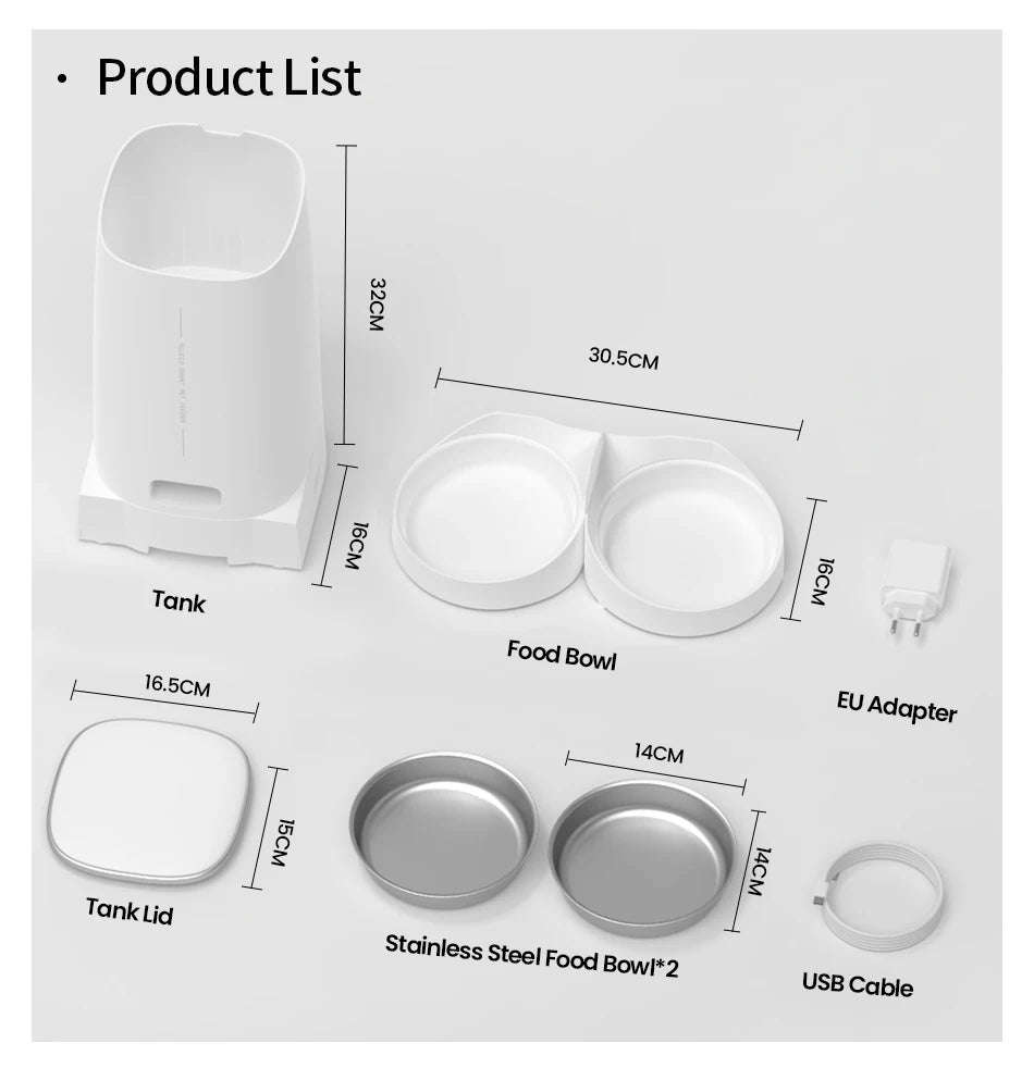 ROJECO Smart Automatic Pet Feeder