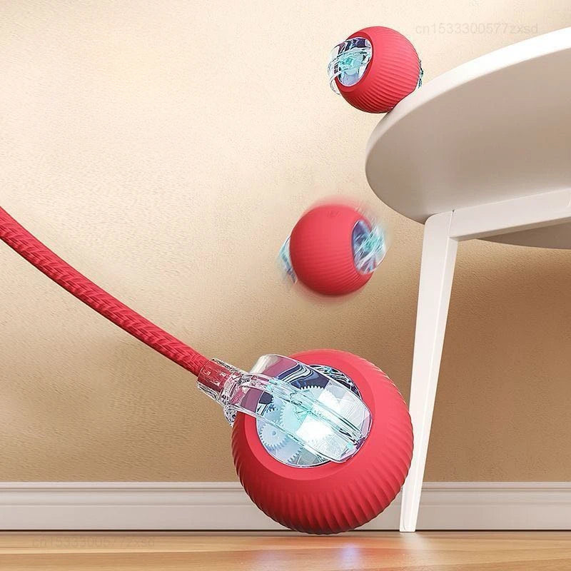 Smart Rolling Cat Ball with Moving Tail