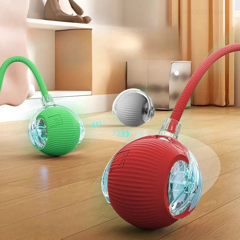Smart Rolling Cat Ball with Moving Tail