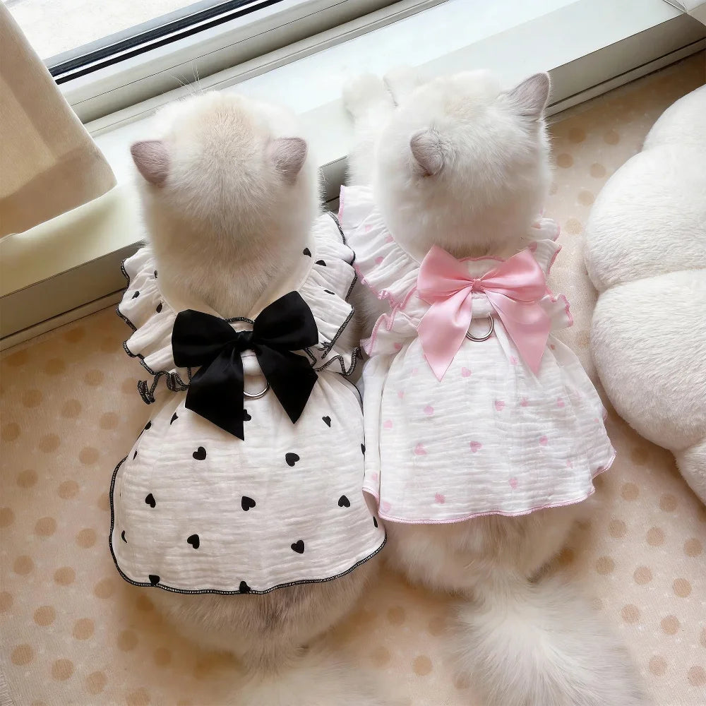 Polka-heart dress