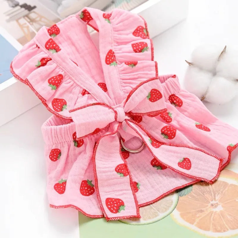 Strawberry Print Dress