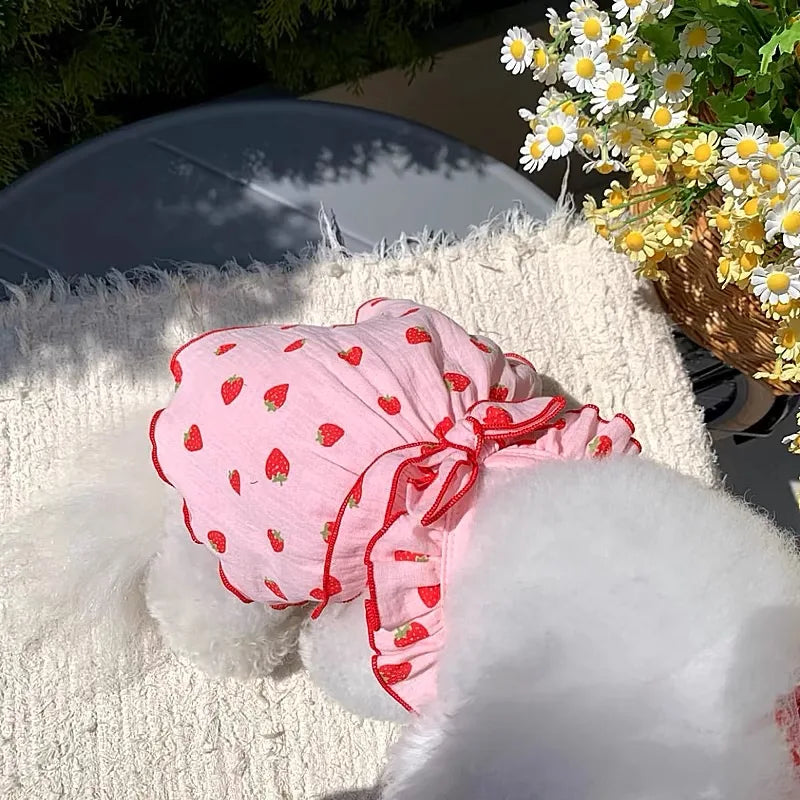 Strawberry Print Dress