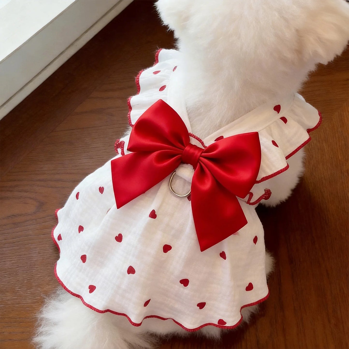 Polka-heart dress