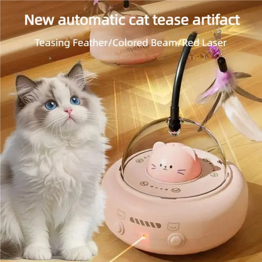 Automatic UFO Cat Teaser Toy