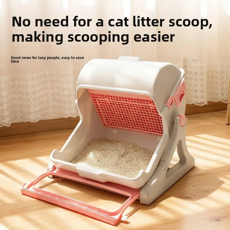 XXL Semi-Automatic Self-Cleaning Cat Litter Box – Spacious & Easy-Clean