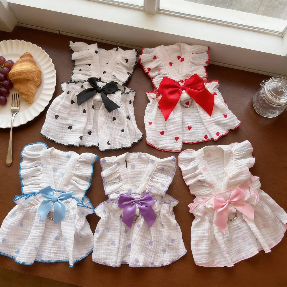 Polka-heart dress