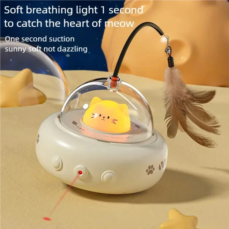 Automatic UFO Cat Teaser Toy