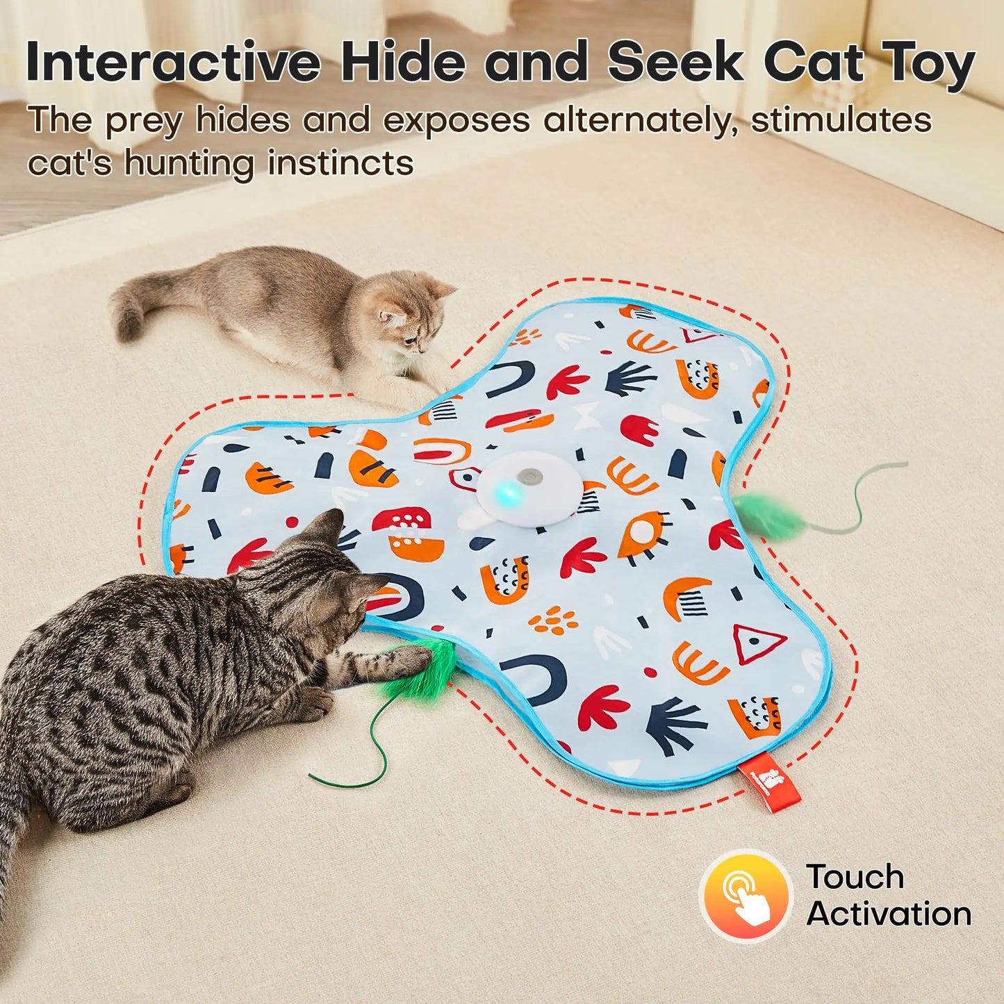 Interactive Hide & Seek Cat Toy