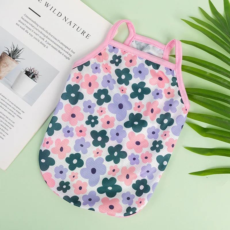 Fruit Print Breathable Vest Clothes